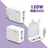 Hjemix | 120W Hurtiglader med 5 porter⚡