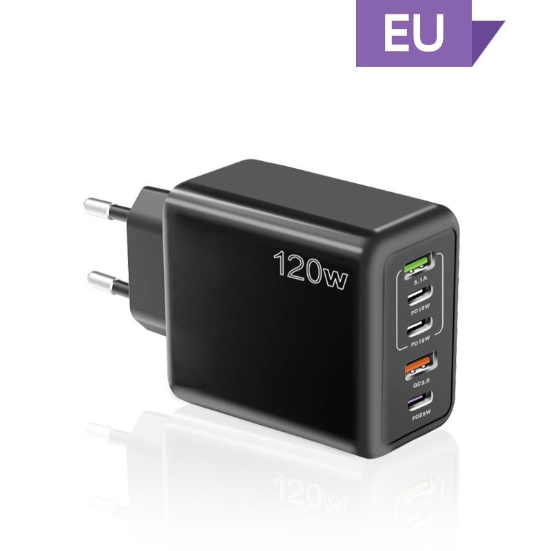 Hjemix | 120W Hurtiglader med 5 porter⚡