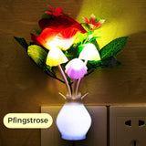 Hjemix | LED-nattlampe i form av simulerte blomster med intelligent styring for soverommet