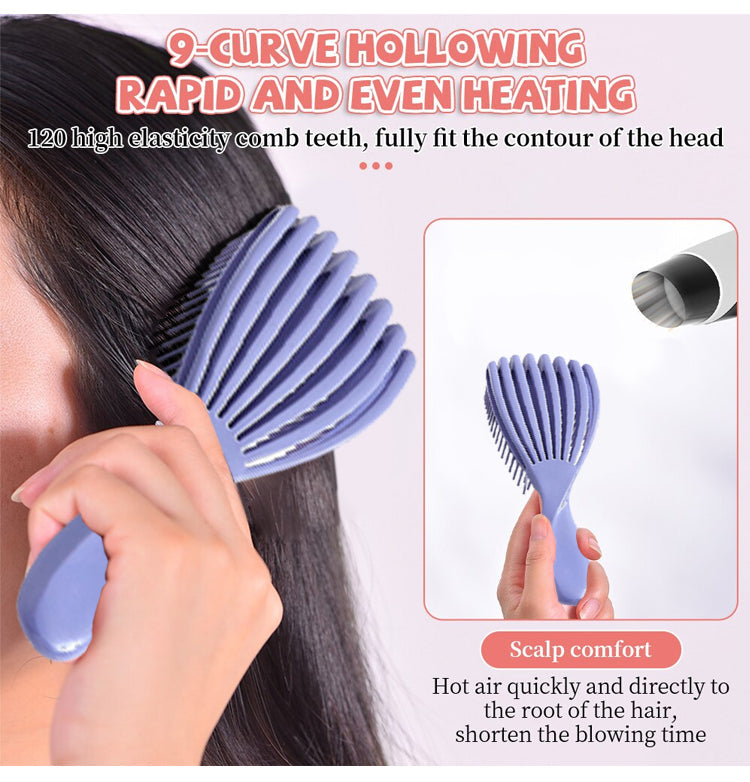 Hjemix | Hollow Out Smooth Hair Fluffy Comb