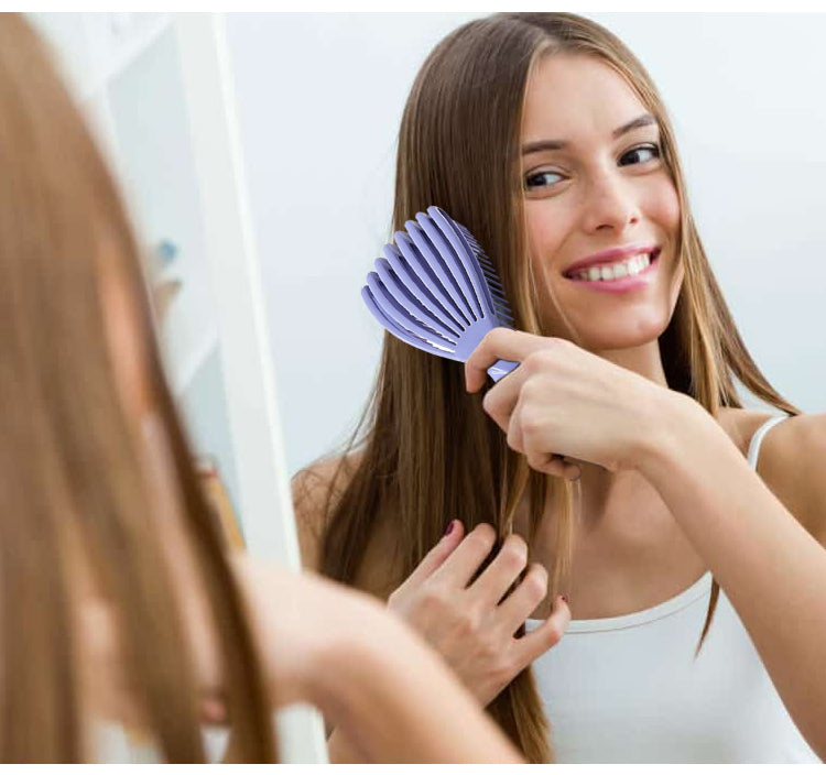 Hjemix | Hollow Out Smooth Hair Fluffy Comb