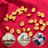 Hjemix | Små gullklumpede ornamenter