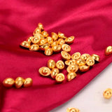 Hjemix | Små gullklumpede ornamenter