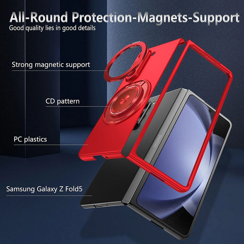 Hjemix | Magnetisk telefonveske med 360° roterende stativ for Samsung Z fold & flip 6/5/4/3