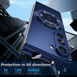 Hjemix | Magnetisk telefonveske med 360° roterende stativ for Samsung Z fold & flip 6/5/4/3