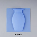 Hjemix | Avtagbar, stansefri vase dekorasjon av silikon for veggmontering