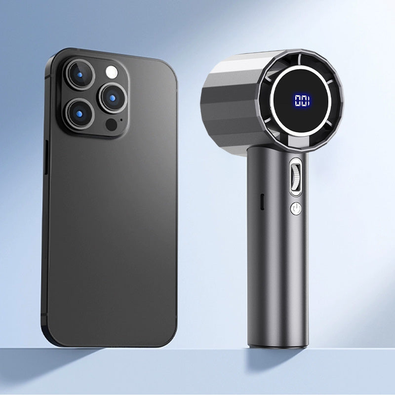 Hjemix | Bærbar oppladbar håndholdt vifte