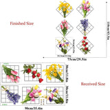 Hjemix | 🌵3D-veggklistremerke med grønn plante