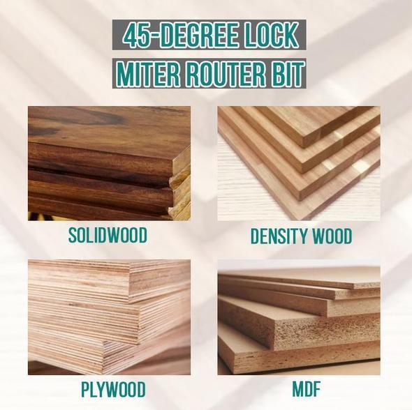 Hjemix | WoodCarver | 45° Fugebit for Perfekte Treledd