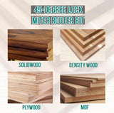 Hjemix | WoodCarver | 45° Fugebit for Perfekte Treledd