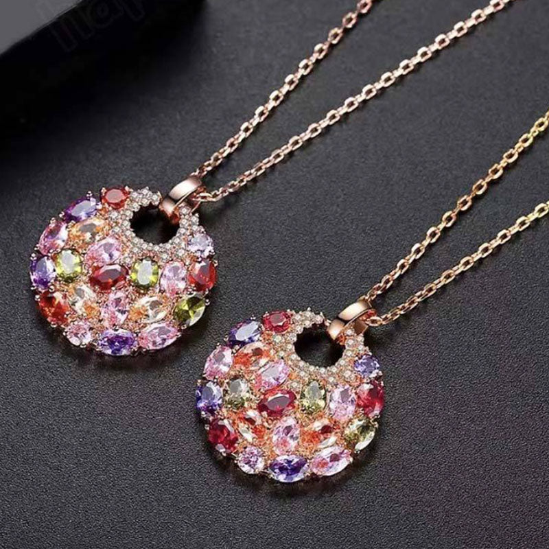 Hjemix | Øredobber, armbånd, halskjeder eller ringer med farget zirkon til damer