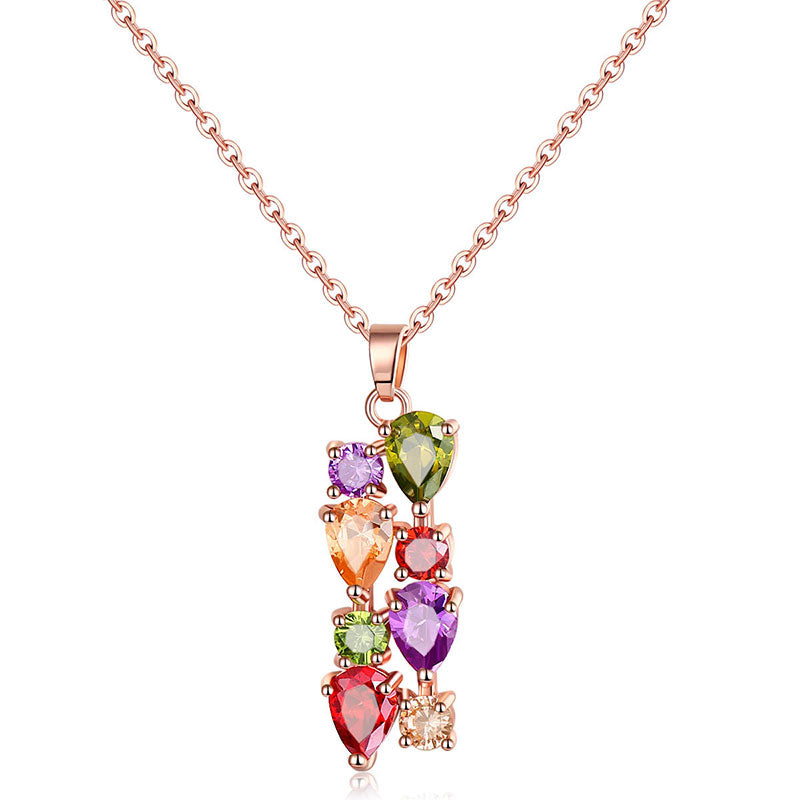 Hjemix | Øredobber, armbånd, halskjeder eller ringer med farget zirkon til damer