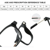 Hjemix | Magnetisk Nakke Henging Anti-Tap Anti-Blått Lys Lesebriller