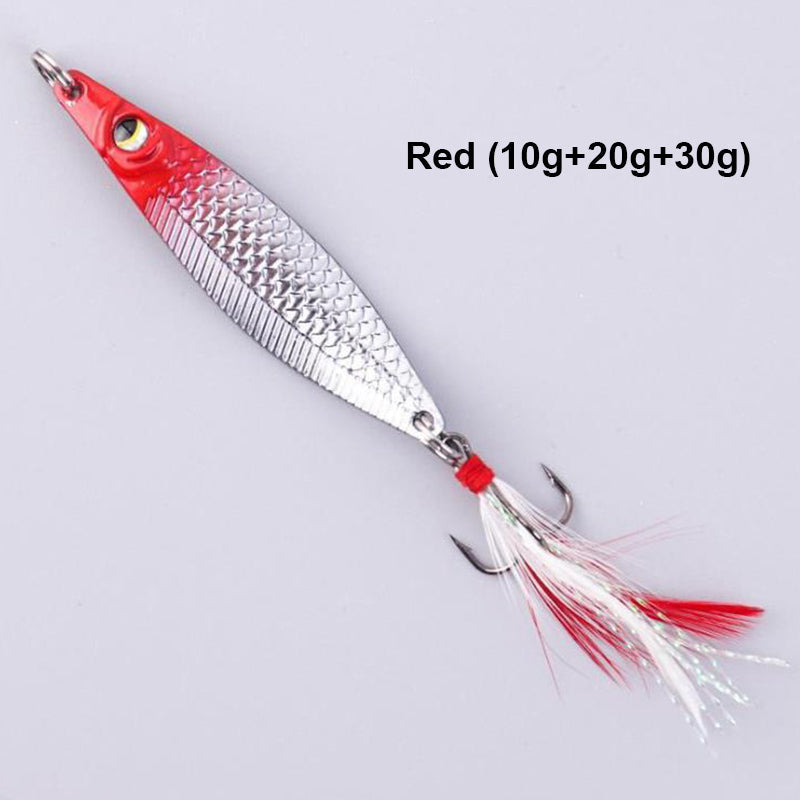 Hjemix | Realistisk 3D flytende fiskebait sett med 3 krokker