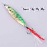 Hjemix | Realistisk 3D flytende fiskebait sett med 3 krokker