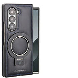 Hjemix | Premium PU lær magnetisk deksel med stativ for Samsung Fold 3/4/5/6