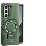 Hjemix | Premium PU lær magnetisk deksel med stativ for Samsung Fold 3/4/5/6