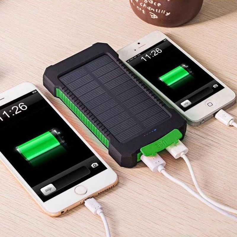 Hjemix | Solcellelader Power Bank for mobiltelefoner