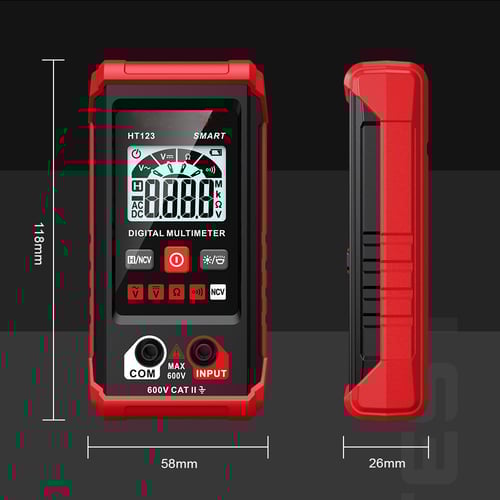 Hjemix | Fult automatisert intelligent digitalt multimeter med anti-brenning