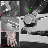 Hjemix | Elektrisk bormaskin for kutting av metallplater