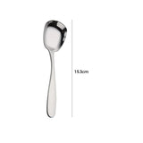 Hjemix | Firkantet skje i rustfritt stål