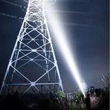 Hjemix | Super Bright Dobbelthode Spotlight bærbar lommelykt