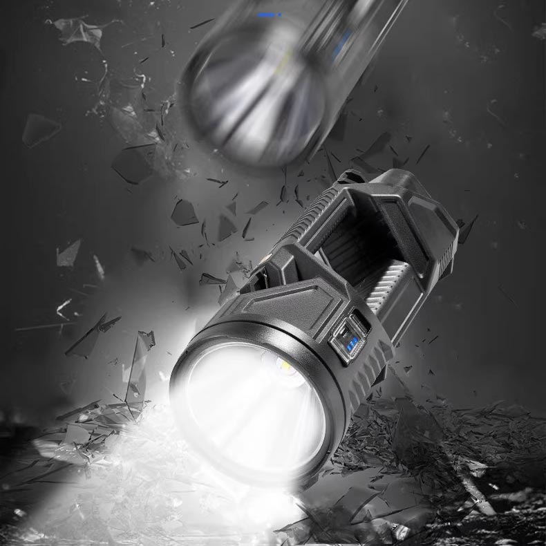 Hjemix | Super Bright Dobbelthode Spotlight bærbar lommelykt