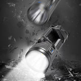 Hjemix | Super Bright Dobbelthode Spotlight bærbar lommelykt