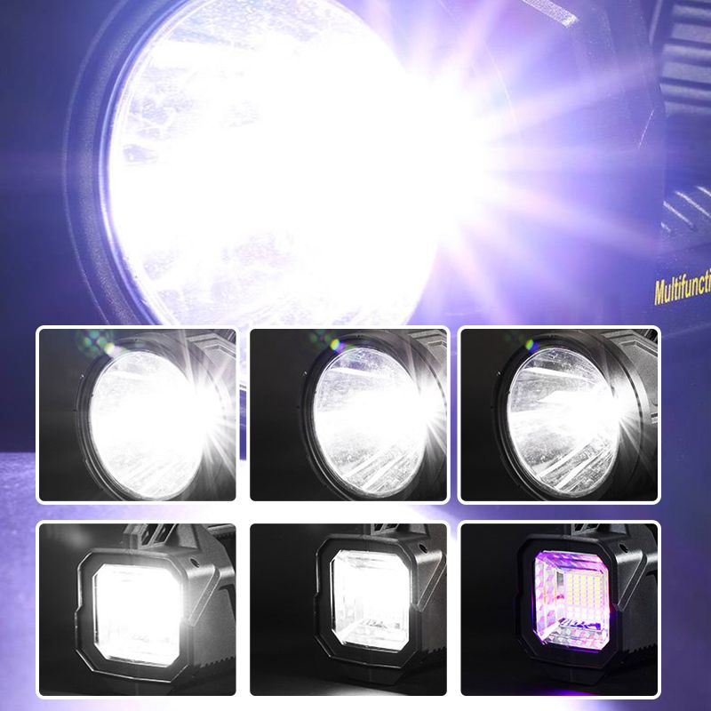 Hjemix | Super Bright Dobbelthode Spotlight bærbar lommelykt