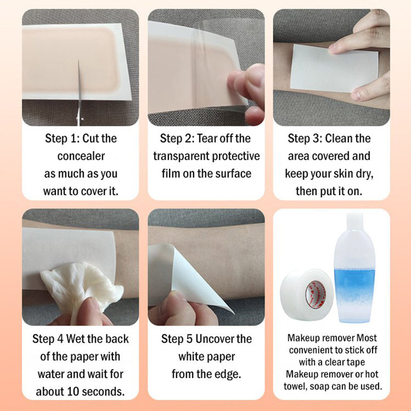 Nye Produkter Ultra-Tyn Tatovering og Arr Concealer Patches