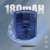 Hjemix | Gjennomsiktig Mini Elektrisk Barberhøvel med Lavt Støynivå