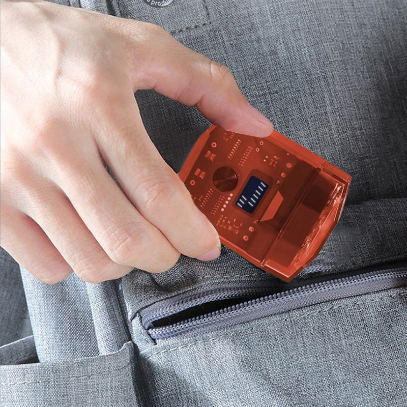 Hjemix | Gjennomsiktig Mini Elektrisk Barberhøvel med Lavt Støynivå