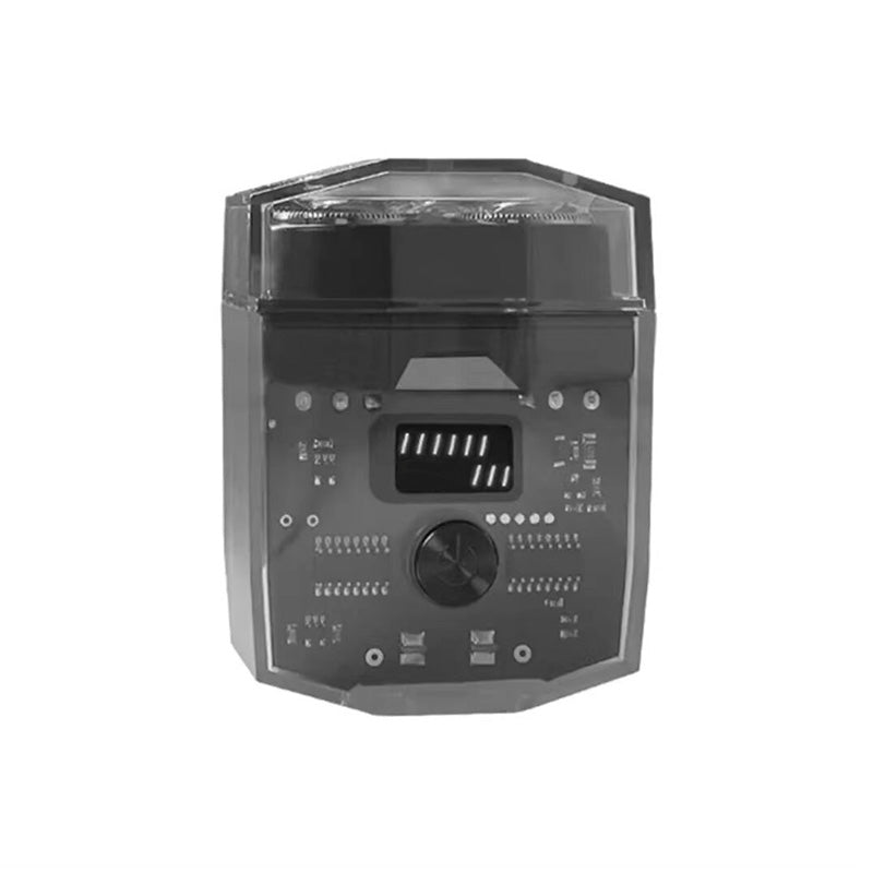 Hjemix | Gjennomsiktig Mini Elektrisk Barberhøvel med Lavt Støynivå