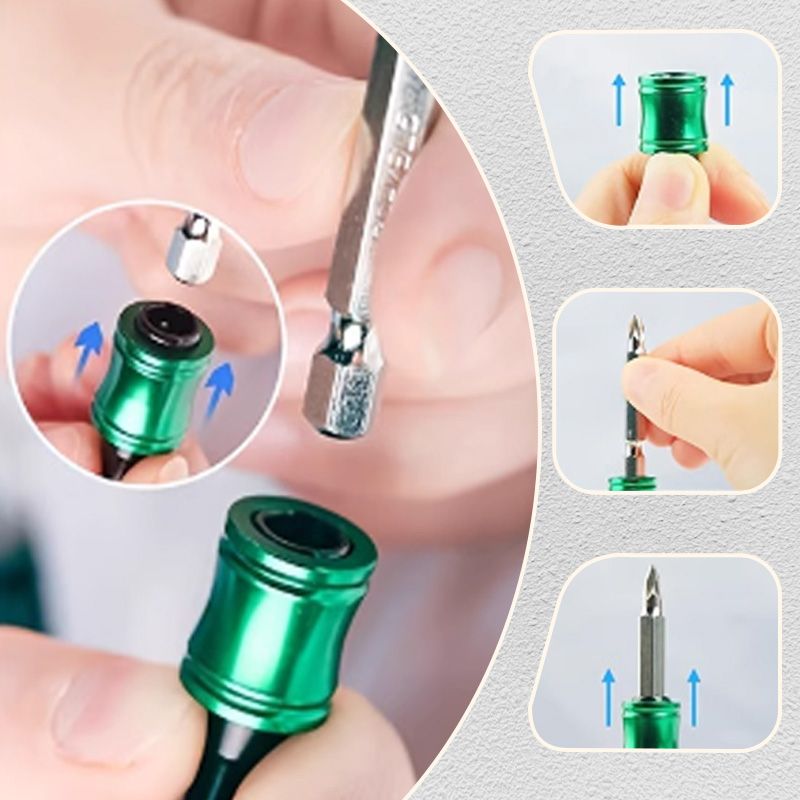 Hjemix | 1/4" sekskantet skrutrekker bits-holder nøkkelringer