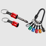 Hjemix | 1/4" sekskantet skrutrekker bits-holder nøkkelringer