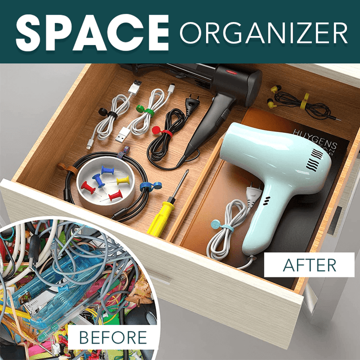 Hjemix | Magnetiske kabelbindere med snaplås