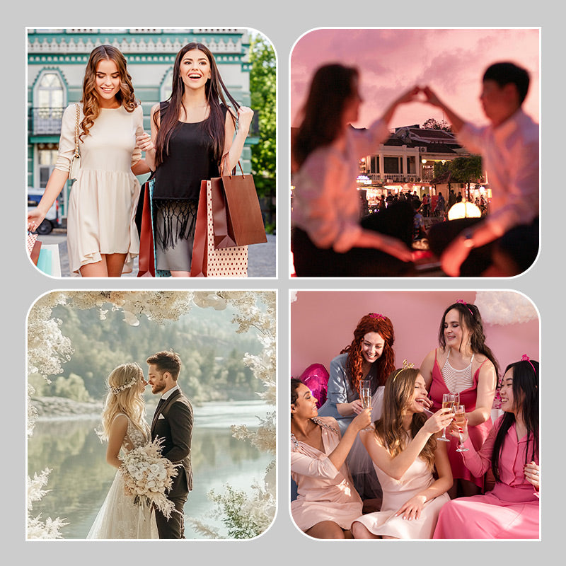 Hjemix | Elegante øredobber med perleimitasjon og rhinestone