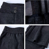 Hjemix | Tykkede, uformelle, rette bukser for kvinner