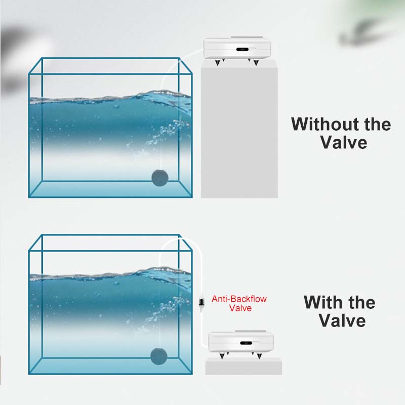 Hjemix | Bærbar oppladbar oksygenpumpe for akvarium, utendørs