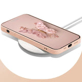 Hjemix | Flatt 3D-glassetui med sommerfugl mønster til iPhone