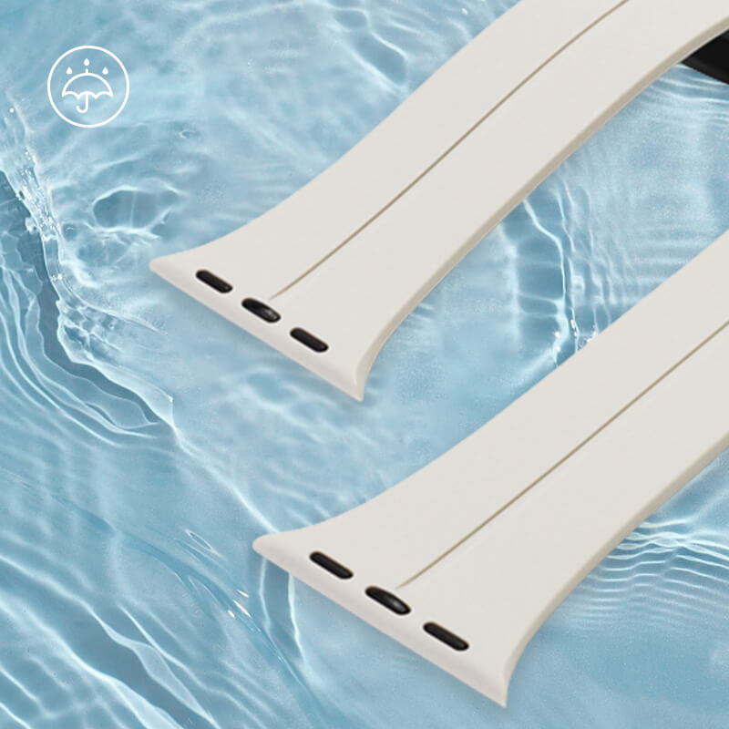 Hjemix | Silikonarmbånd med magnetisk sammenleggbart spenne til iwatch