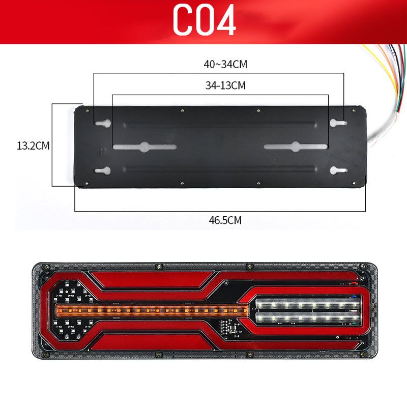 Hjemix | 2 kraftige LED-baklys for lastebiler