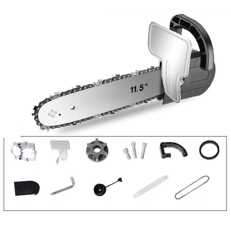 Hjemix | Vinkelsliper ombygd til elektrisk motorsag