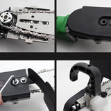 Hjemix | Vinkelsliper ombygd til elektrisk motorsag