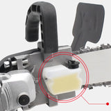 Hjemix | Vinkelsliper ombygd til elektrisk motorsag