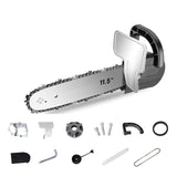 Hjemix | Vinkelsliper ombygd til elektrisk motorsag