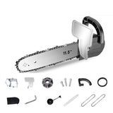 Hjemix | Vinkelsliper ombygd til elektrisk motorsag