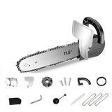 Hjemix | Vinkelsliper ombygd til elektrisk motorsag