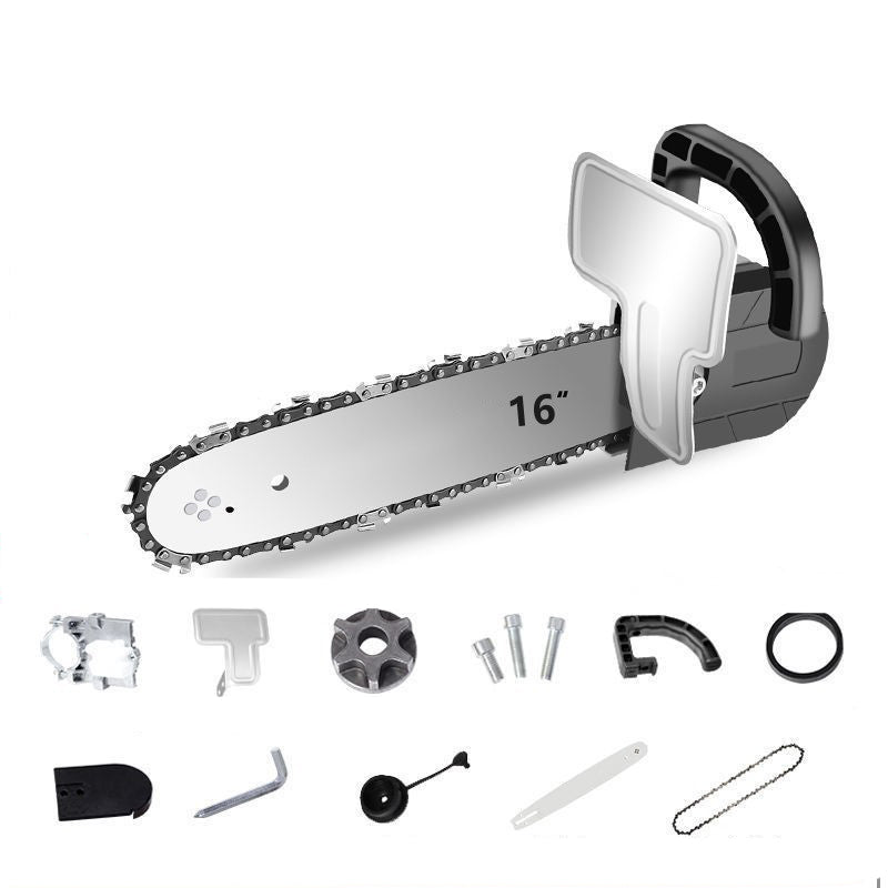 Hjemix | Vinkelsliper ombygd til elektrisk motorsag