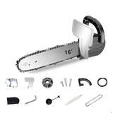 Hjemix | Vinkelsliper ombygd til elektrisk motorsag